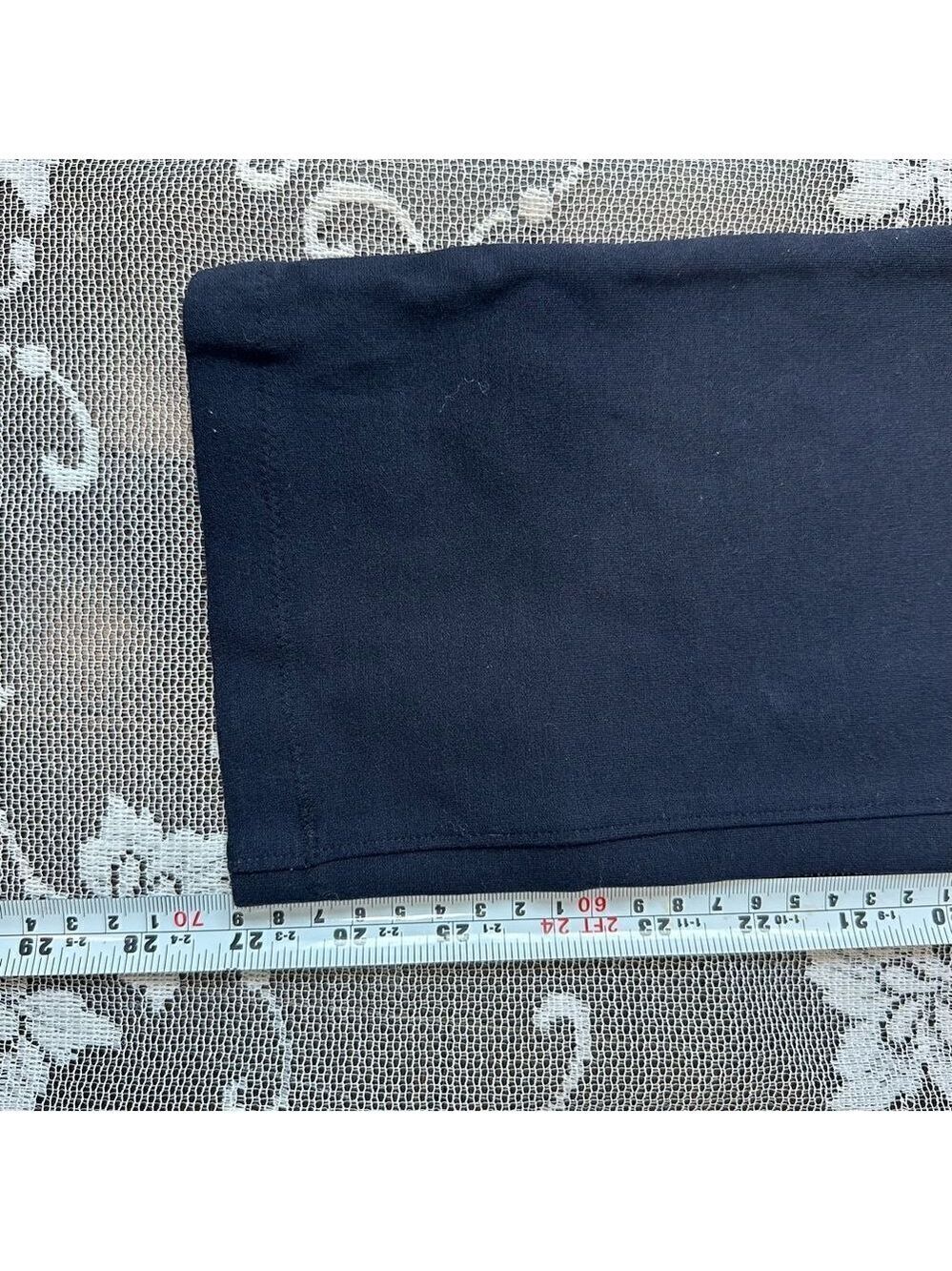 Eileen Fisher Navy Stretch Slim Fit  Straight Leg Pant Sz Small - Picture 12 of 12